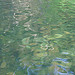 Rippled color on water