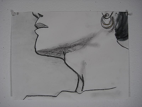 Drawing of neck and chin